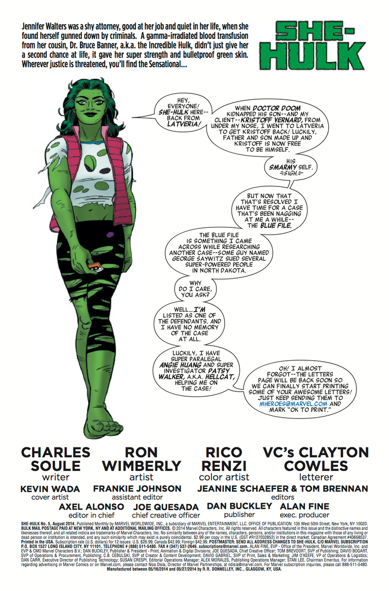 Illustration for article titled Exclusive preview: She-Hulk #5 showcases the heroine’s wit and charm